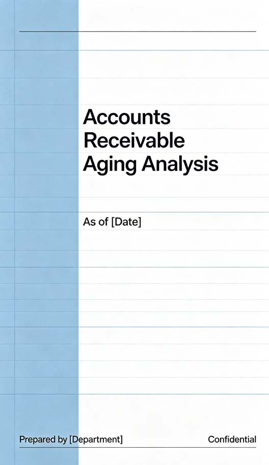Accounts Receivable Aging Analysis Table