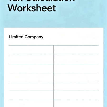 Limited Liability Company (LLC) Corporate Tax Calculation Worksheet