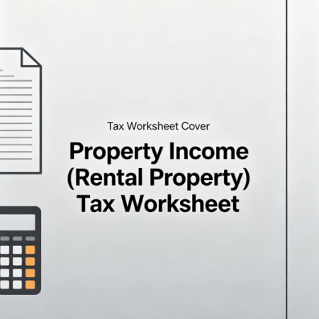 Property Income (Rental Property) Tax Worksheet